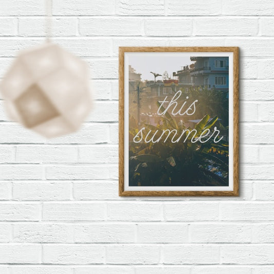 Free Poster Mock Up Design Psd