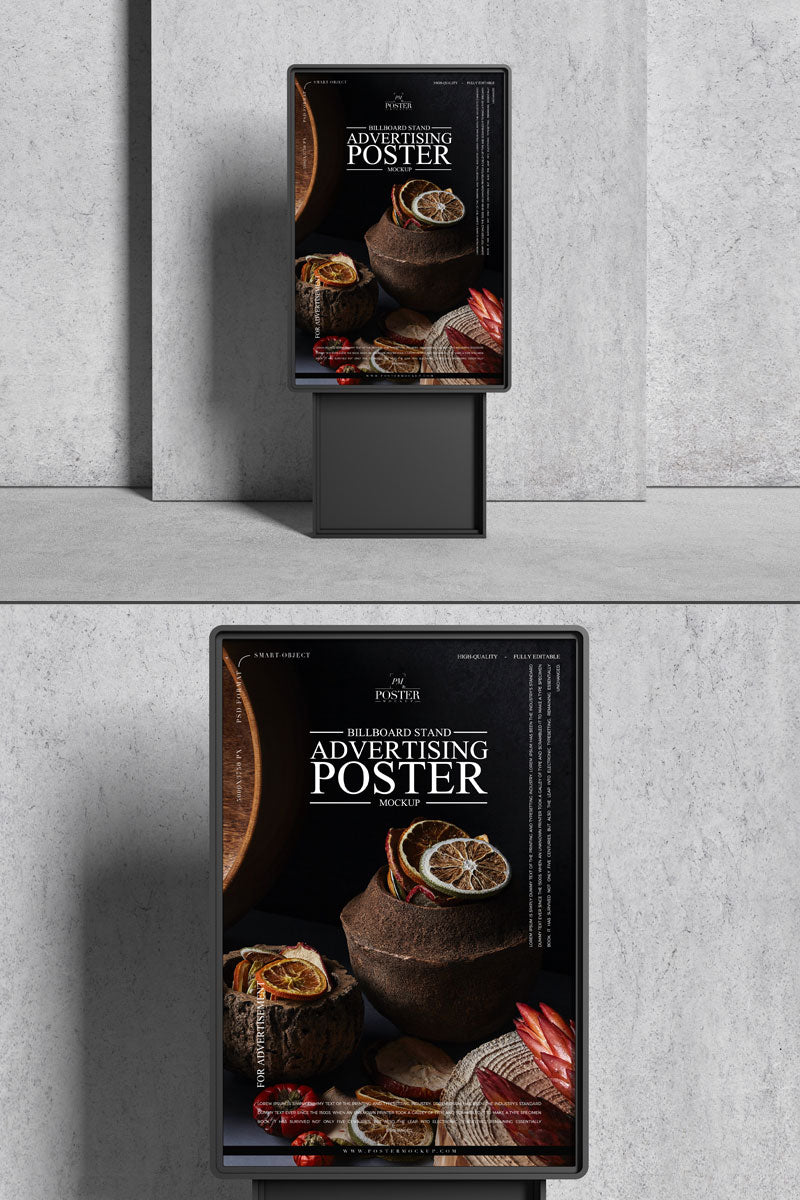 Free Poster Presentation Billboard Mockup