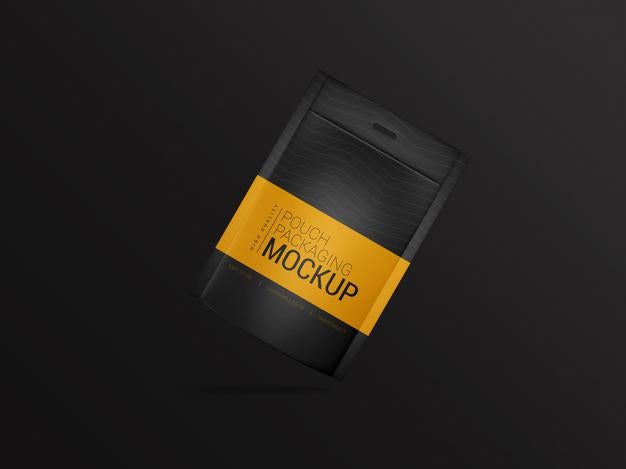 Free Pouch Packaging Mockup Psd