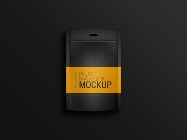 Free Pouch Packaging Mockup Psd