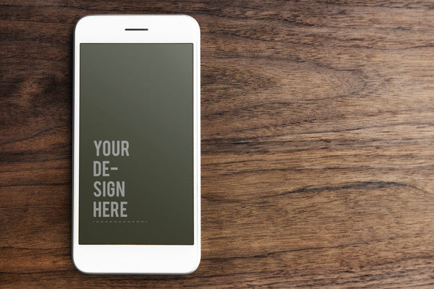 Free Premium Mobile Phone Screen Mockup Template Psd