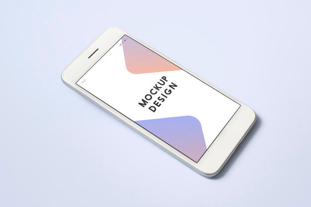 Free Premium Mobile Phone Screen Mockup Template Psd