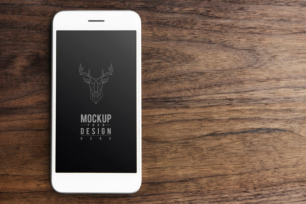 Free Premium Mobile Phone Screen Mockup Template Psd