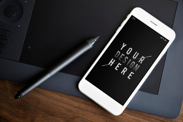 Free Premium Mobile Phone Screen Mockup Template Psd