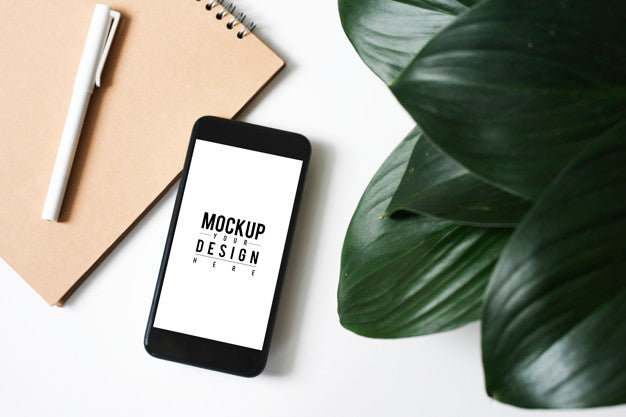 Free Premium Mobile Phone Screen Mockup Template Psd