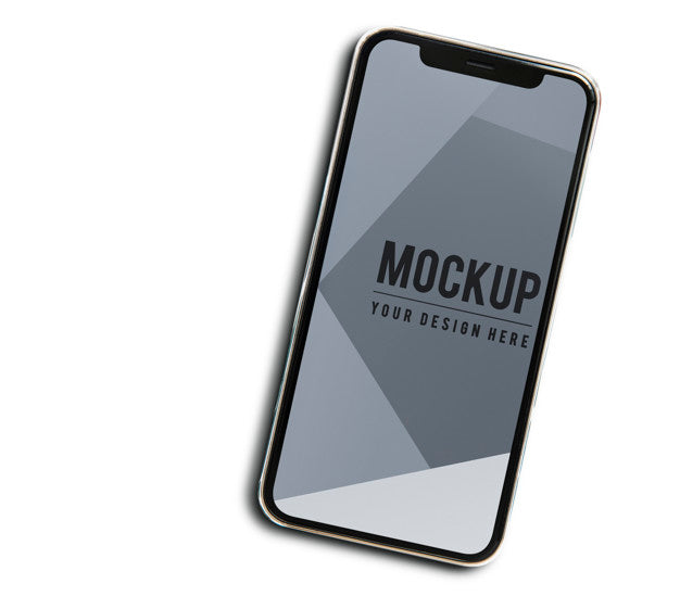 Free Premium Mobile Phone Screen Mockup Template Psd