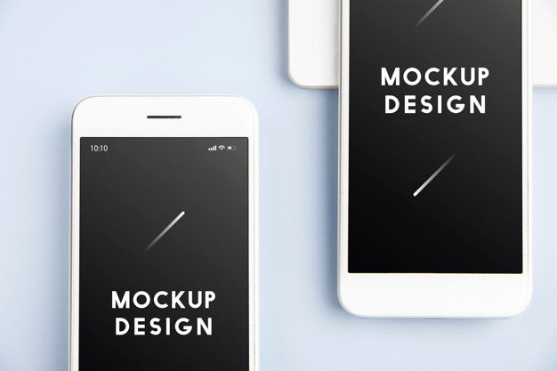 Free Premium Mobile Phone Screen Mockup Template Psd