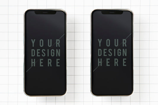 Free Premium Mobile Phone Screen Mockup Template Psd