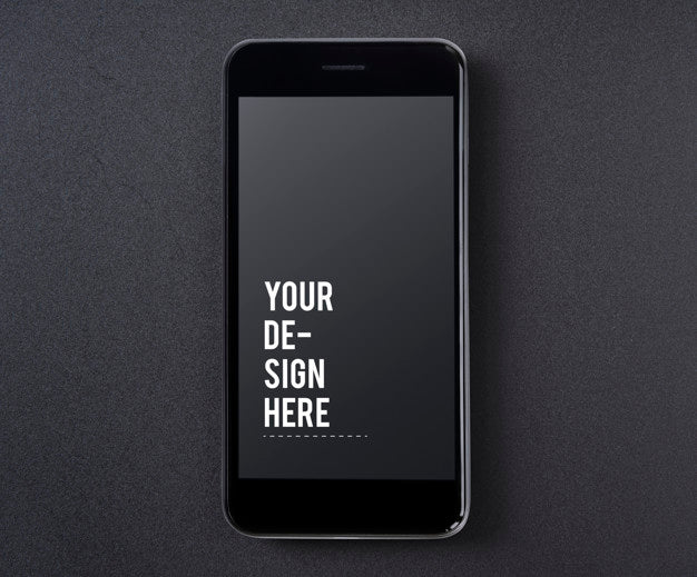 Free Premium Mobile Phone Screen Mockup Template Psd