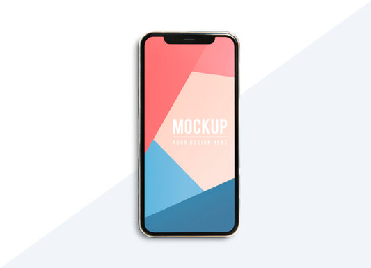 Free Premium Mobile Phone Screen Mockup Template Psd