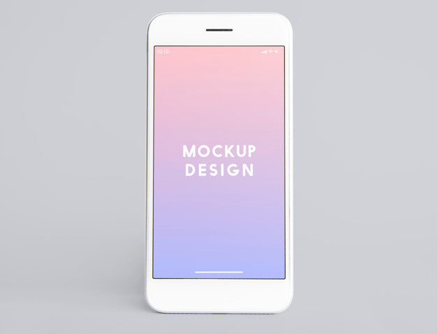 Free Premium Mobile Phone Screen Mockup Template Psd