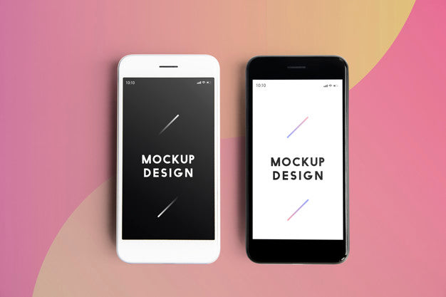 Free Premium Mobile Phone Screen Mockup Template Psd