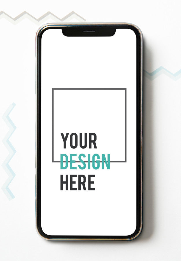 Free Premium Mobile Phone Screen Mockup Template Psd