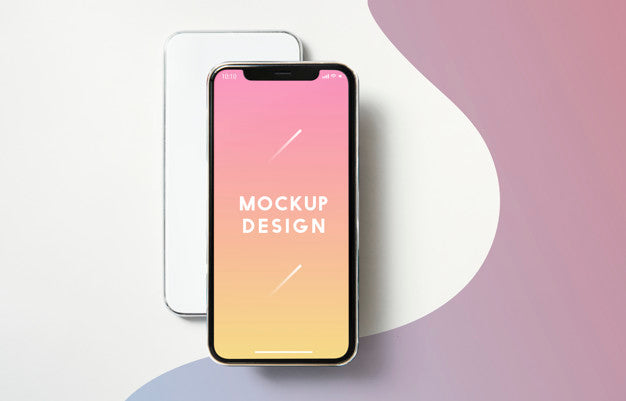 Free Premium Mobile Phone Screen Mockup Template Psd