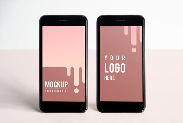 Free Premium Mobile Phone Screen Mockup Template Psd