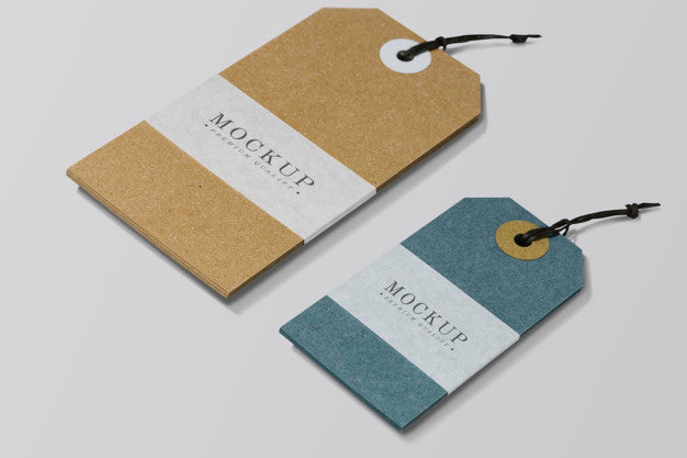 Free Premium Quality Clothing Label Mockup Psd