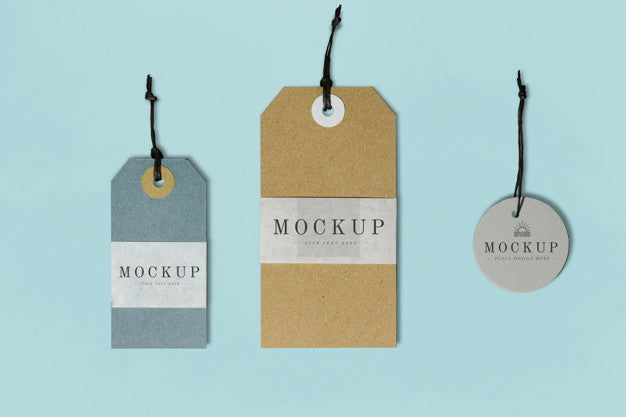 Free Premium Quality Clothing Label Mockup Psd