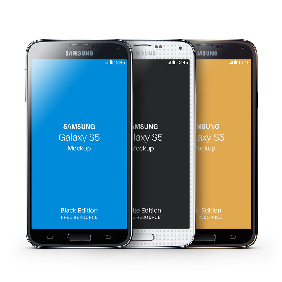 Free Samsung Galaxy S5 Psd Mockup