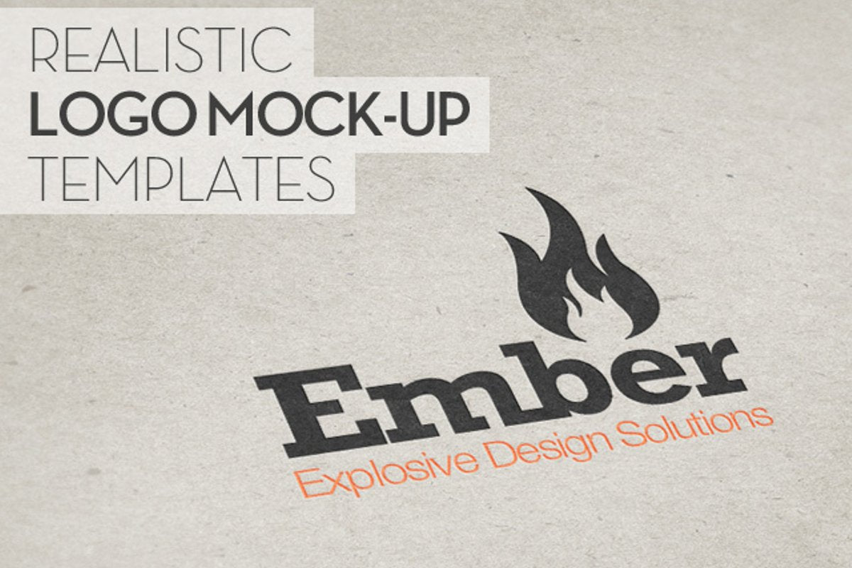 Free Printed Logo Mockups Pack