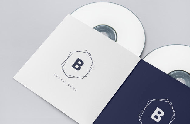 Free Promotional Material Cd Package Mockup Psd