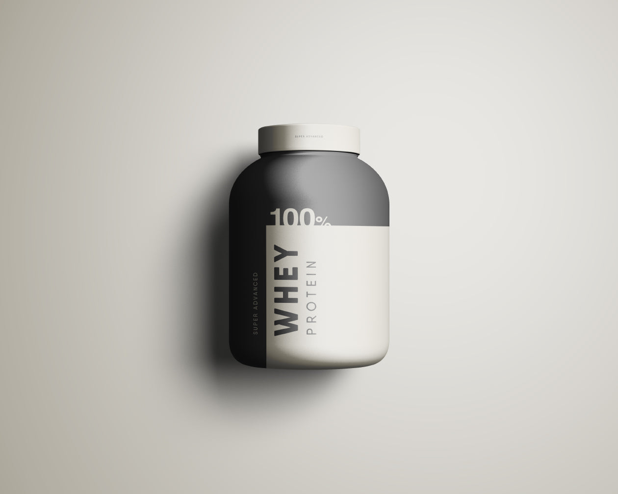 Free Protein Jar Mockup