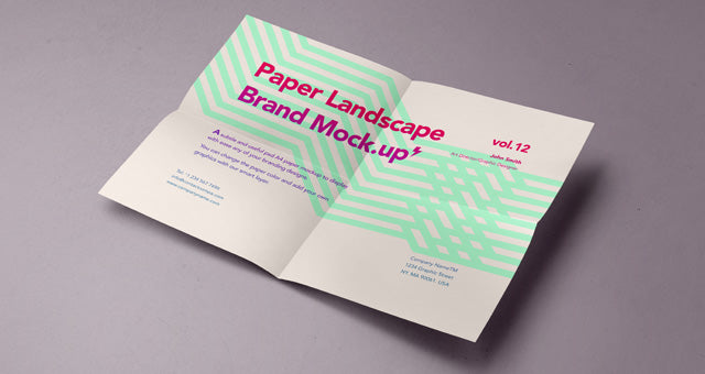 Free Psd A4 Paper Mock-Up Vol12