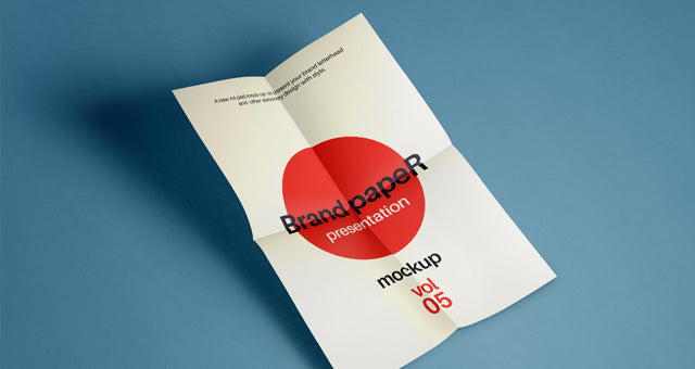 Free Psd A4 Paper Mock-Up Vol5