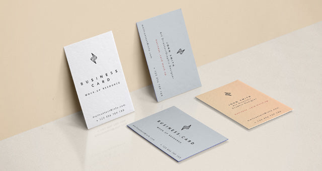 Free Psd Business Card Mock-Up Vol32