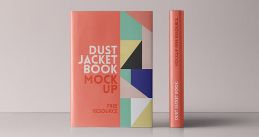 Free Psd Dust Jacket Book Mockup Vol4