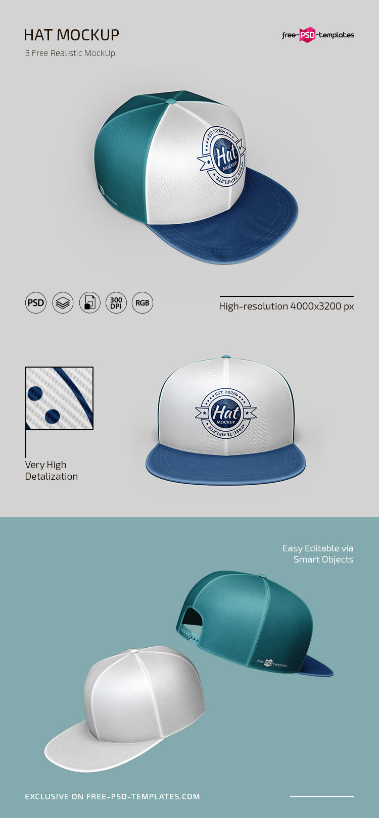 Free Psd Hat Mockup Templates