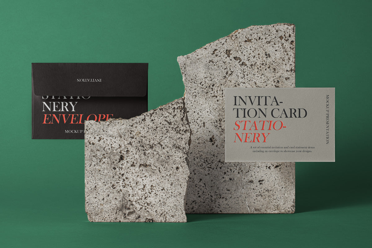 Free Psd Invitation Mockup Set