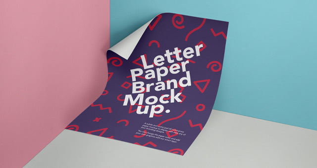 Free Psd Letter Paper Mockup