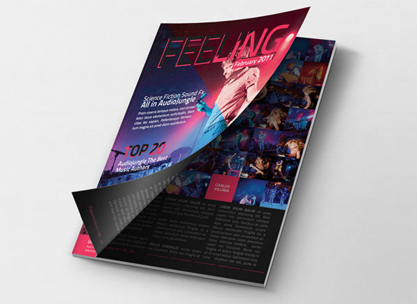 Free Psd Magazine Mockup