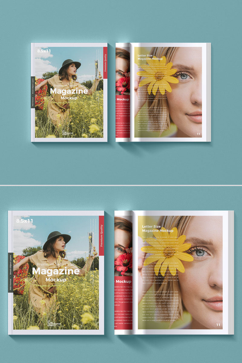 Free Psd Magazine Mockup