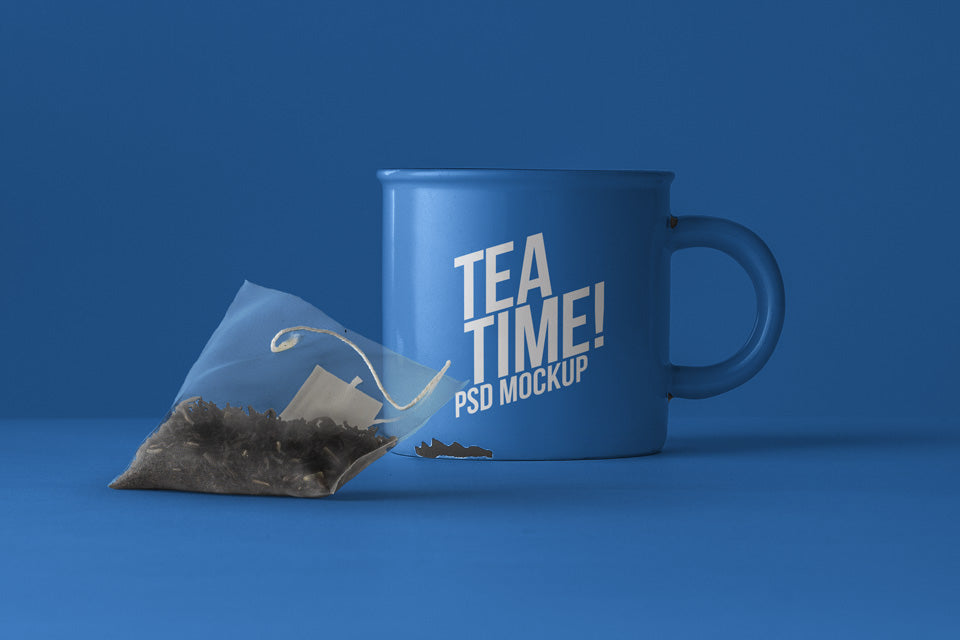 Free Psd Tea Mug Mockup