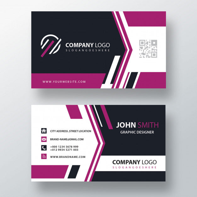Free Purple Corporate Card Psd