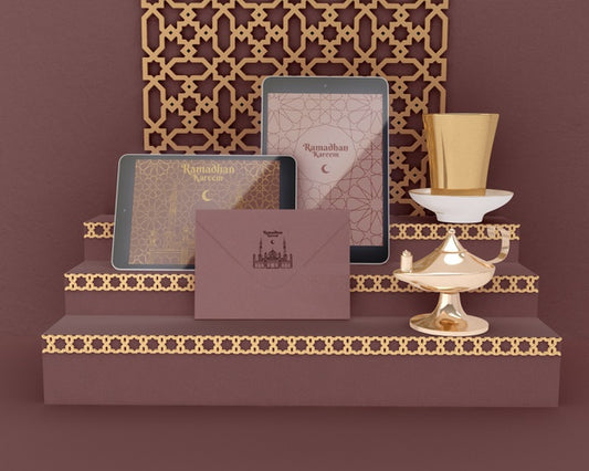 Free Ramadan Kareem Concept Mock-Up Psd