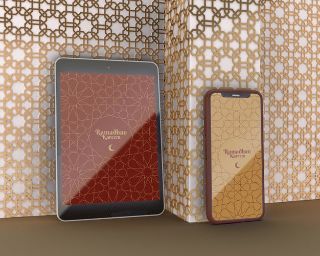 Free Ramadan Kareem Concept Mock-Up Psd