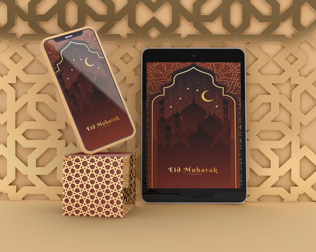 Free Ramadan Kareem Concept Mock-Up Psd