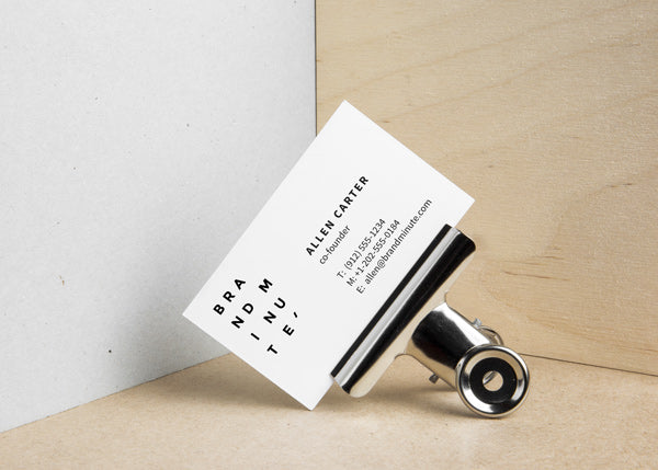 Free Realistic Business Cards Mockup #5