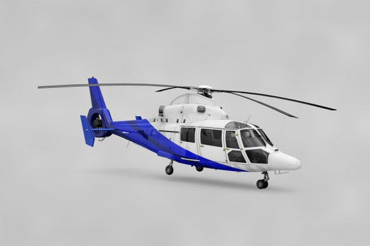 Free Realistic Helicopter Mockup Psd