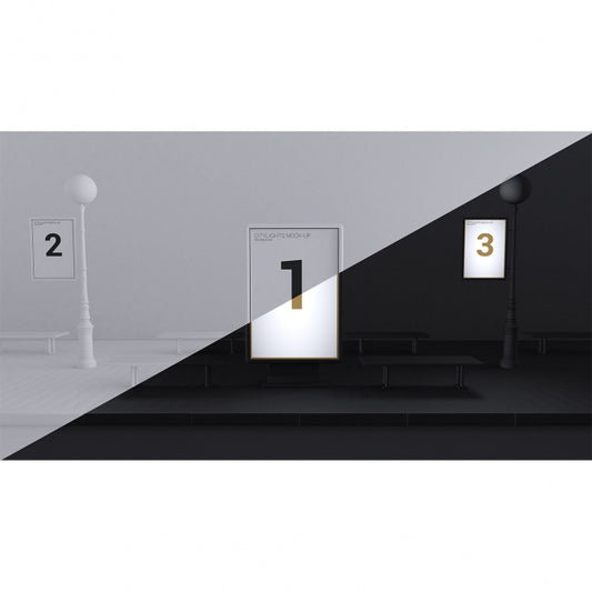 Free Realistic Poster Presentation Psd