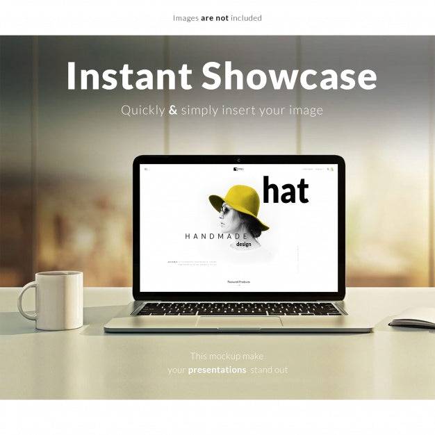 Free Realistic Screen Mock Up Psd