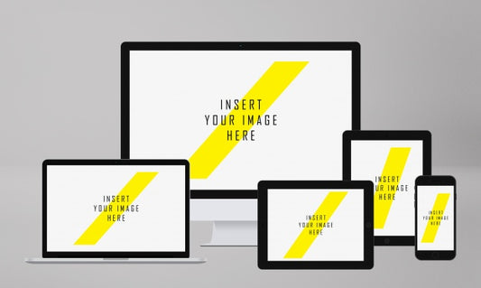 Free Realistic Screens Mock Up Psd
