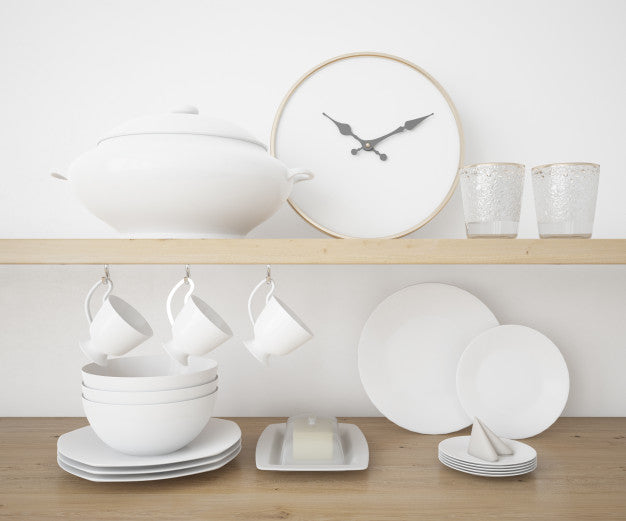 Free Realistic Utensils Kitchen And Cutlery Mockup Psd