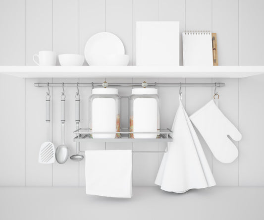 Free Realistic Utensils Kitchen Mockup Psd