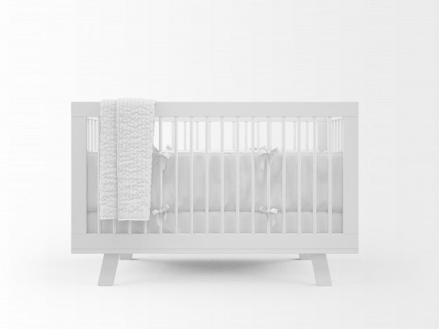 Free Realistic White Cradle Isolated On White Psd