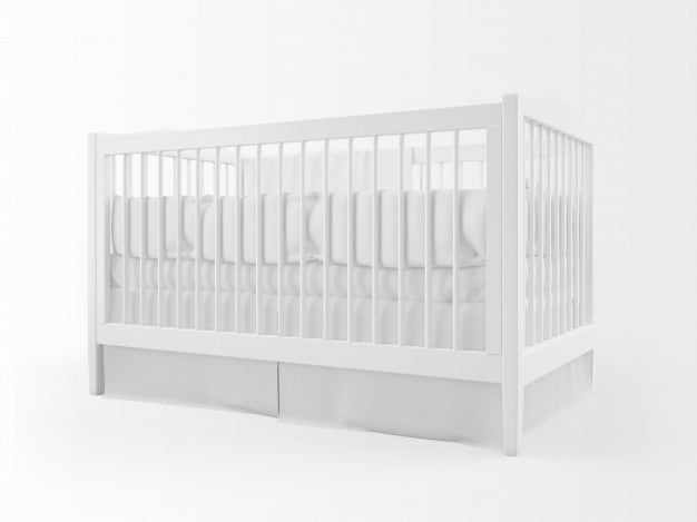 Free Realistic White Cradle Isolated On White Psd