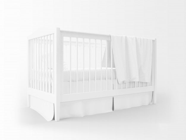 Free Realistic White Cradle Isolated On White Psd