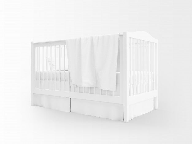 Free Realistic White Cradle Isolated On White Psd